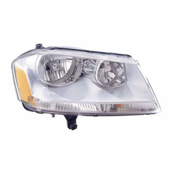 DODGE AVENGER HEAD LAMP ASSEMBLY RIGHT (Passenger Side) (CHROME HSG)**CAPA** OEM# 5116342AD 2008-2014 PL# CH2503182C