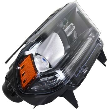 DODGE TRUCKS & VANS DURANGO HEAD LAMP ASSEMBLY RIGHT (Passenger Side) (HALOGEN)(WO/LED DRL)(BLK BEZEL)**CAPA** OEM#68184826AF 2014-2015 PL# CH2503255C