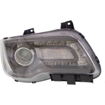 CHRYSLER 300 HEAD LAMP ASSY RIGHT (Passenger Side) (HALOGEN)(BLACK) OEM#68214382AD 2015-2017 PL# CH2503269