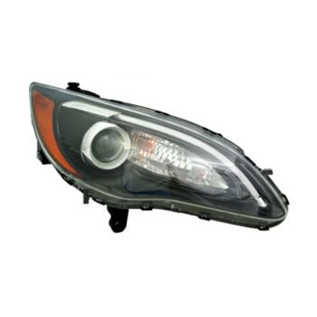 CHRYSLER 200 CONV HEAD LAMP ASSY RIGHT (Passenger Side) (S MDL)(BLACK BEZEL WO/CHROME INSERT) OEM#68088066AG 2011-2014 PL# CH2503275