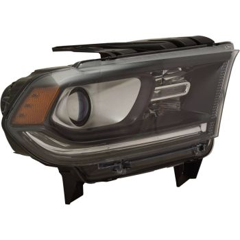 DODGE TRUCKS & VANS DURANGO HEAD LAMP ASSEMBLY RIGHT (Passenger Side) (HALOGEN)(WO/LED DRL)(BLK BEZEL)**CAPA** OEM#68299134AD 2016-2020 PL# CH2503302C