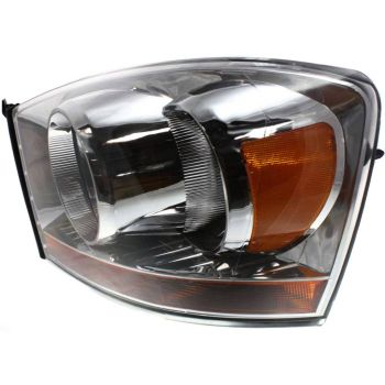DODGE TRUCKS & VANS DODGE/PU ( R1500)(EXC Mega Cab ) HEAD LAMP ASSY LEFT (Driver Side) (W/O BLACK BEZEL)**CAPA** OEM#55077795AD 2006 PL# CH2518114C