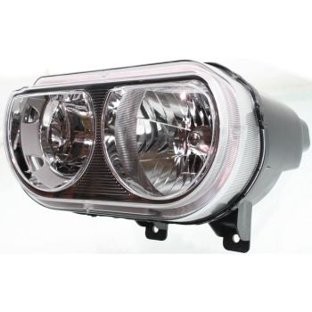 DODGE CHALLENGER HEAD LAMP ASSEMBLY LEFT (Driver Side) (HALOGEN) **CAPA** OEM# 5028777AA 2008-2014 PL# CH2518137C