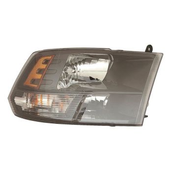 DODGE TRUCKS & VANS DODGE/PU (R1500)( CLASSIC) HEAD LAMP UNIT RIGHT (Passenger Side) (HALOGEN)(STD TYPE)(BLACK BEZEL)**CAPA** OEM#68270496AE 2015-2022 PL# CH2519149C