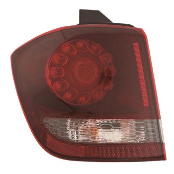 DODGE JOURNEY TAIL LAMP ASSY LEFT (Driver Side) (OUTER)(LED)(W/BLACK TRIM)**CAPA** OEM#68227133AA 2009-2020 PL# CH2804114C