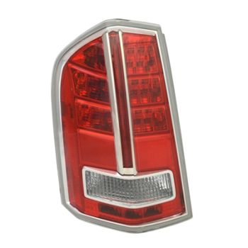 CHRYSLER 300  TAIL LAMP ASSY RIGHT (Passenger Side) (W/CNTR CHROME TRIM)(FM 3-19-12)(CLEAR LENS) OEM# 68154606AC 2012-2014 PL# CH2819135