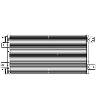 DODGE CALIBER A/C CONDENSER WO/TRANS COOLER WO/RD OEM#68004052AB 2007-2012 PL# CH3030256