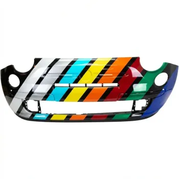 2012-2017 FIAT 500 2DOORS Front Bumper Lounge With Fog and Chrome Molding CAPA OEM# 1RZ55TZZAB PL# FI1000103C