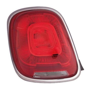 FIAT 500X (FIAT)  TAIL LAMP ASSY LEFT (Driver Side) (OUTER)(SATIN SILVER) **CAPA** OEM# 68285080AA 2016-2018 PL# FI2804100C