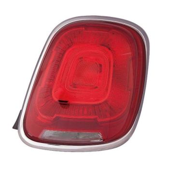 FIAT 500X (FIAT)  TAIL LAMP ASSY RIGHT (Passenger Side) (OUTER)(SATIN SILVER) **CAPA** OEM# 68285168AA 2016-2018 PL# FI2805100C