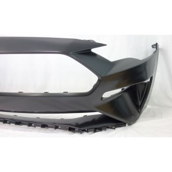 FORD MUSTANG FRONT BUMPER COVER PRIMED (ECOBOOST/GT; W/PERFORMANCE PKG)(NONE VENTED) OEM#JR3Z17D957DAPTM 2018-2023 PL# FO1000746
