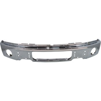 FORD TRUCKS & VANS FORD/PU F150 (EXC SVT RAPTOR) FRONT BUMPER CHROME (W/ FOG) OEM#9L3Z17757B 2009-2014 PL# FO1002411
