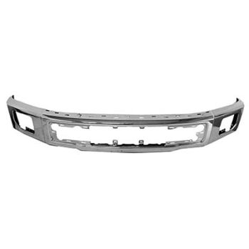 FORD TRUCKS & VANS FORD/PU  (F150)(EXC RAPTOR) FRONT BUMPER CHROME (W/FOG)(WO/PLASTIC END CAPS) OEM#FL3Z17757A 2015-2017 PL# FO1002422