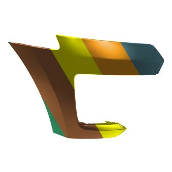 FORD TRUCKS & VANS EXPEDITION FRONT BUMPER COVER LEFT (Driver Side) PRIMED (WO/SENSOR) OEM#NL1Z17E784AAPTM 2022-2024 PL# FO1017103