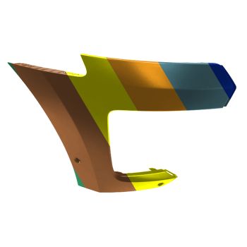 FORD TRUCKS & VANS EXPEDITION FRONT BUMPER COVER LEFT (Driver Side) PRIMED (W/SENSOR)(W/ACTIIVE PK ASSIST) OEM#NL1Z8419CAPTM 2022-2024 PL# FO1017105