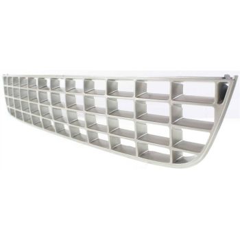 FORD TRUCKS & VANS EXPEDITION FRONT BUMPER GRILLE SILVER (Eddie Bauer)(WO/CUT OUT HOLE) OEM# 2L1Z17D635AAA 2003 PL# FO1036102