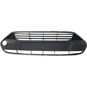 FORD TRUCKS & VANS TRANSIT CONNECT FRONT BUMPER GRILLE UPPER BLACK W/CHROME SURROUND MLDG **CAPA** OEM#DT1Z17E810A 2014-2018 PL# FO1036171C