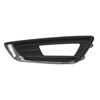 FORD FOCUS HATCHBACK/ST/RS FOG LAMP COVER LEFT (Driver Side) CHR/BLK (W/FOG)(TITANIUM) OEM#F1EZ15266G 2015-2018 PL# FO1038157