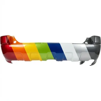 2001-2004 FORD ESCAPE Rear Bumper TXT-D Gray OEM YL8Z17K835EAB PL# FO1100318