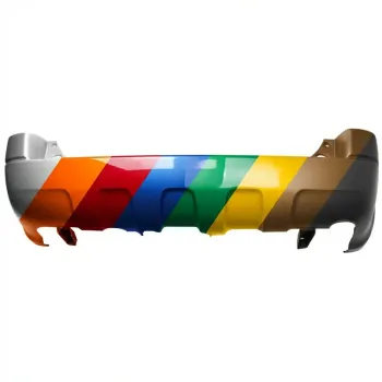 2001-2004 FORD ESCAPE Rear Bumper Textured Light Gray XLS XLT Without Flare OEM# YL8Z17K835EAA PL# FO1100333