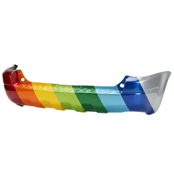 2001-2004 FORD ESCAPE Rear Bumper TXT-L Gray XLS XLT W Flare OEM# YL8Z17K835FAA PL# FO1100346