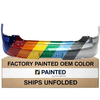 2010-2019 FORD FLEX Rear Bumper with Towing Dual Exhaust CAPA OEM# DA8Z17K835TPTM PL# FO1100656C