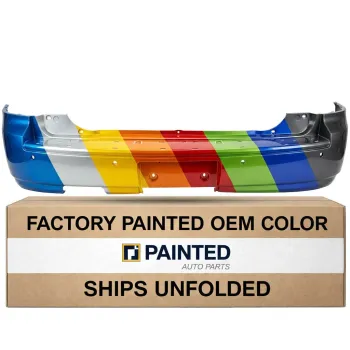 2010-2012 FORD FLEX Rear Bumper w/ Towing Single Exhaust CAPA OEM# AA8Z17K835NPTM PL# FO1100659C