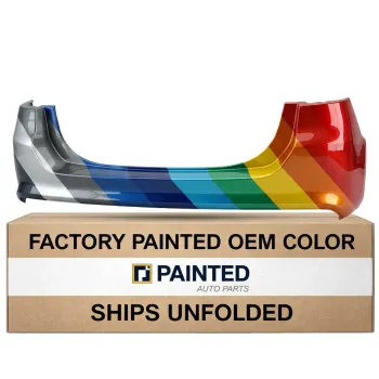 2017-2018 FORD FUSION Rear Bumper with Park Assist Sensor Holes and Active Park Assist OEM# HS7Z17K835VEPTM PL# FO1100695
