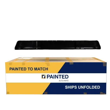 2008-2014 FORD VAN Rear Bumper Painted Plain Without Sensor Without Pad Holes Non-Step OEM# 7C2Z17906EPTM PL# FO1102301