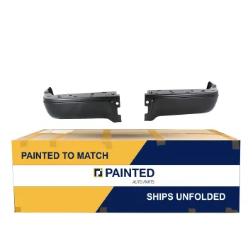 2009-2014 FORD F150 Step Bumper Painted Right (Passenger Side) & Left (Driver Side) 2PC Set Without Sensors Styleside OEM# 9L3Z17906CPTM PL# FO1102375