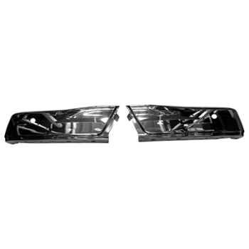 FORD TRUCKS & VANS FORD/PU  (F150)(EXC RAPTOR) REAR FACE BAR SET CHROME (RH&LH)(W/SENSOR) OEM#FL3Z17906B 2015-2020 PL# FO1102381