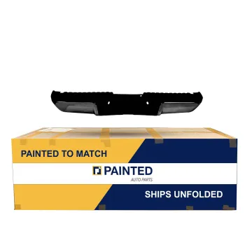 2013-2016 FORD F250/350/450 Super Duty Rear Step Bumper Assembly Chrome with Black Pad CAPA OEM# 9C3Z17906B-PFM PL# FO1103176C