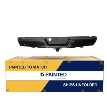 2015-2020 FORD F150 EXC RAPTOR Rear Step Bumper Assembly Black With Sensor and Max Tow Hitch OEM# FL3Z17906DPTM-PFM PL# FO1103192