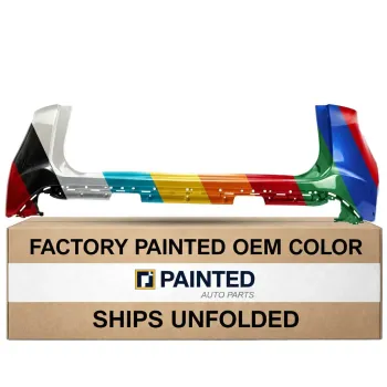 2015-2018 FORD EDGE Rear Bumper Upper with Active Park Assist and 2 Side Sensor Holes OEM# FT4Z17810GPTM PL# FO1114106