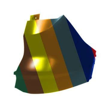 FORD TRUCKS & VANS ESCAPE REAR BUMPER COVER UPPER PRIMED RIGHT (Passenger Side) OEM#GJ5Z17810APTM 2017-2019 PL# FO1117103