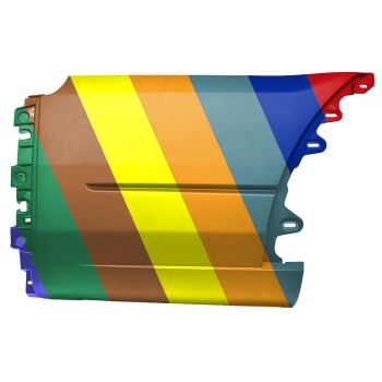 FORD TRUCKS & VANS TRANSIT REAR BUMPER SIDE COVER RIGHT (Passenger Side) TXT (OUTER SECTION)(EXC EXTENDED LENGTH)**CAPA** OEM#CK4Z17F774FC 2015-2019 PL# FO1117108C