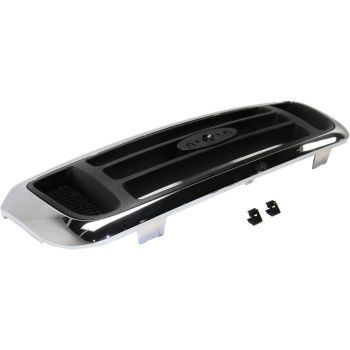 FORD TRUCKS & VANS RANGER  GRILLE CHROME W/ARG BAR TYPE (2WD) OEM# 4L5Z8200FAA 2004-2005 PL# FO1200455