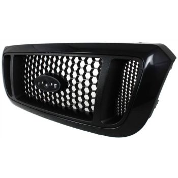 FORD TRUCKS & VANS RANGER GRILLE PTD BLACK W/ARG MESH TYPE (4WD) OEM# 4L5Z8200DAF 2004-2005 PL# FO1200460