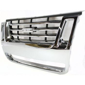 FORD TRUCKS & VANS EXPLORER  GRILLE CHROME (Eddie Bauer) OEM# 8L2Z8200CA 2006-2010 PL# FO1200477