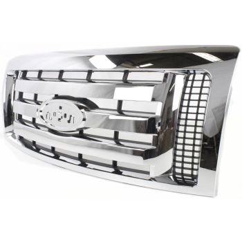 FORD TRUCKS & VANS FORD/PU  (F150)(EXC SVT RAPTOR) GRILLE CHROME (3 BAR)(XLT MDL) OEM# 9L3Z8200D 2009-2012 PL# FO1200511