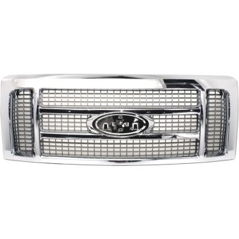 FORD TRUCKS & VANS FORD/PU F150 (EXC SVT RAPTOR) GRILLE PTD-GOLD W/CHROME MLDG (KING RANCH) OEM#9L3Z8200FB 2009-2014 PL# FO1200522