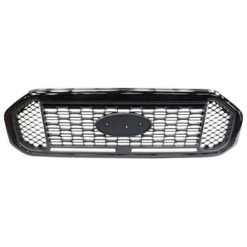 FORD TRUCKS & VANS RANGER GRILLE UPPER GLOSS-BLACK/TXT (XLT) OEM#KB3Z8C324AA 2019-2020 PL# FO1200699