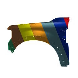 FORD TRUCKS & VANS FORD/PU F250/350/450 (SUPER DUTY) FENDER LEFT (Driver Side) (W/WHEEL OPENNG MLDG)(ALUM)(F250/F350) OEM#LC3Z16006E 2020-2022 PL# FO1240332