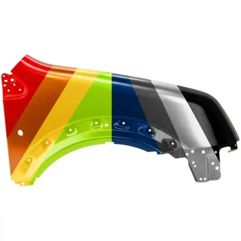 2010-2013 Ford Transit Connect Fender Right Passenger Side OEM# 9T1Z16005A PL# FO1241279