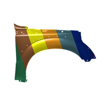 FORD TRUCKS & VANS FORD/PU F250/350/450 (SUPER DUTY) FENDER RIGHT (Passenger Side) W/MLDG (F450) OEM#BC3Z16005B 2011-2016 PL# FO1241286