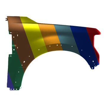 FORD TRUCKS & VANS FORD/PU F250/350/450 (SUPER DUTY) FENDER RIGHT (Passenger Side) (W/WHEEL OPENNG MLDG)(STEEL)(F250/F350) OEM#LC3Z16005B-PFM 2020-2022 PL# FO1241333