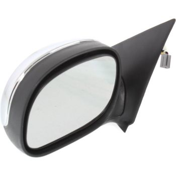 1997-2001 Ford FORD PU New F150 F250 LD Door Mirror Left Driver Side Power Without Signal Chrome Cover OEM# F85Z17683FAB PL# FO1320138