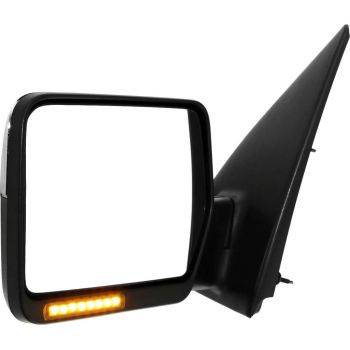 2007-2008 Ford Ford PU F150 Exc Heritage Door Mirror Left Driver Side Power Heated Signal Memory Chrome OEM# 8L3Z17683BA-PFM PL# FO1320334