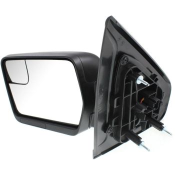 2011-2014 Ford Ford PU F150 SVT Raptor Door Mirror Left Driver Side Power Non Heated Painted With Reflector Single Arm With Spot Glass OEM# BL3Z17683HAPTM PL# FO1320404