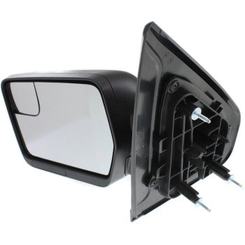 2011-2014 Ford Ford PU F150 Door Mirror Left Driver Side Manual Black Single Arm With Spot Glass OEM# BL3Z17683AA PL# FO1320409